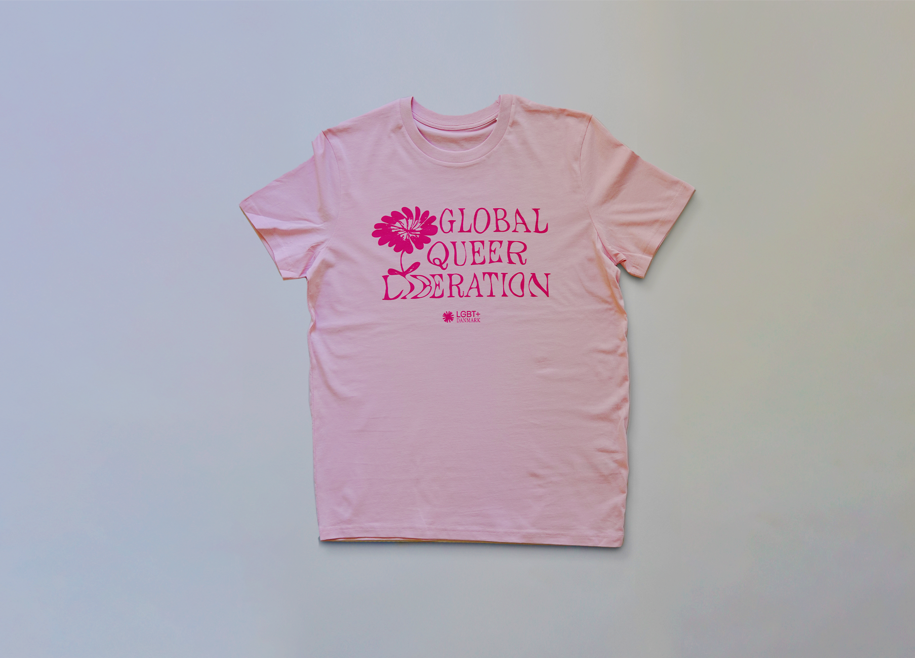 T-Shirt – Global Queer Liberation PINK